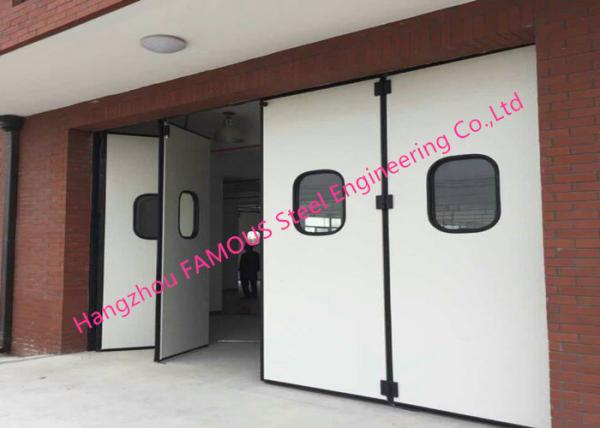Buy cheap Aluminum Seal Accordion Doors Multi Panels Hinged Industrial Garage Doors Folding For Warehouse from wholesalers