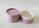 OEM Embossing Paper Tube Packaging For Cosmetic / Skincare / Candle Packaging