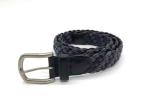 Webbing Woven Braid 3.5cm Mens Casual Leather Belt