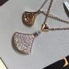 Buy cheap brand jewelry DIVA full diamonds necklace in 18 kt pink gold Also available in white and yellow gold from wholesalers