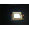 Buy cheap Yellow Edge Coloured LED Downlights 6W + 3W Warm White Recessed Mounting from wholesalers