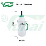 3.5l Cow Calf Feeding Bottle With Handle Calf Milk Bottle With Natural Rubber