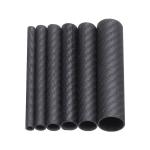 High Strength Matte Carbon Fiber Round Tube Glossy 3K High Modulus 0.5mm