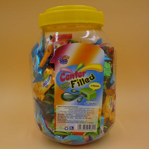 Orange / Watermelon / Mint Bubble Gum Funny Chewing Gum Candy Assorted Fruity