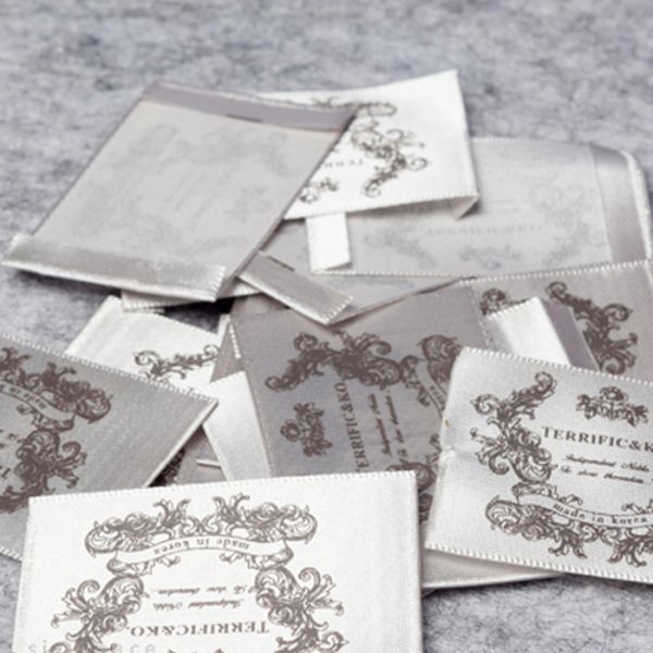 Sell well Garment Woven Printed Clothing Label