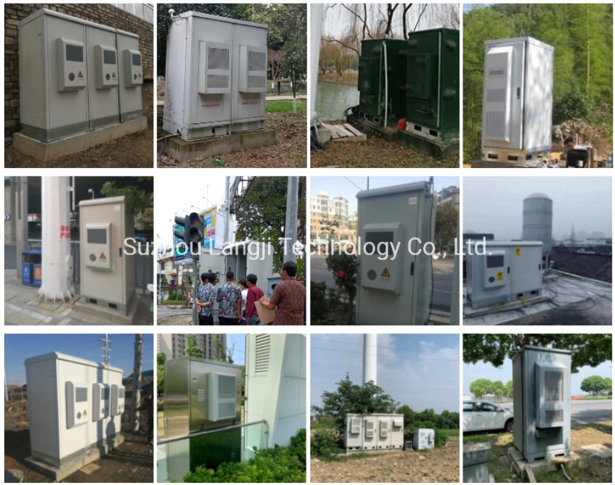 IP55 19 Inch Rack Outdoor Telecom Cabinet With Centrifugal Fan