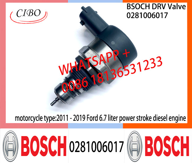 BOSCH DRV Valve 0281006017 Control Valve 0281006017 for 2011 - 2019 Ford 6.7 liter power stroke diesel engine