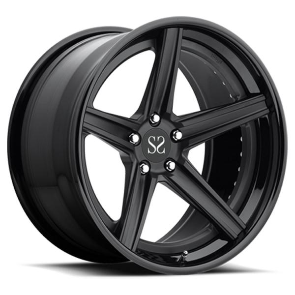 Buy cheap 21 staggered 3 piece forged wheel deep concave lip rims jant from wholesalers
