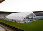 Permanent External Aluminum Frame Tent 850 G / Sqm Roof With PVC Cover