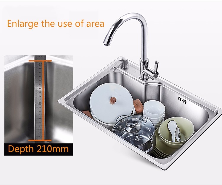 Hot sale High Qualit 304 multifunction stainless steel farmhouse Hand Wash single bowl bathroom kitchen sink