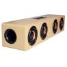 Buy cheap 4000mah Wooden Bluetooth Wireless HIFI Speaker Portable Music SoundBar AUX Handsfree for TV from wholesalers