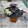 Buy cheap Wood Burning Garden Metal Brasero Steel BBQ Grill from wholesalers