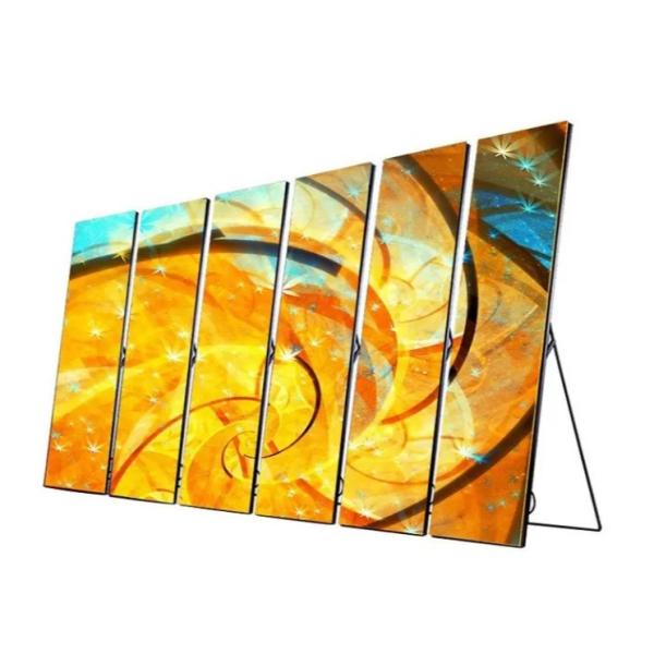Buy cheap 1920x640x33mm HD Commercial LED Display Screen Poster Floor Standing For Advertising Outdoor from wholesalers