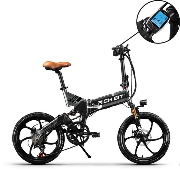 20 Inch Mountain Electric Bikes With Shimano 21-Speed And Suspension Fork Rich