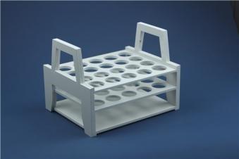 Buy cheap OEM PVFE Test Tube Rack For Microwave Tube 8 Holes from wholesalers
