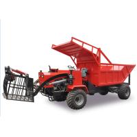Buy cheap 95HP Silage Dump Truck With Collect Basket , Front Loader 6 Ton Dump Truck product