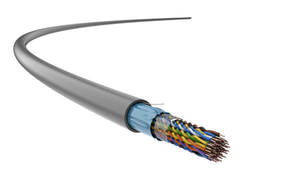 Buy cheap FTP Telephone Cable Cat5 Phone Cable Multi Pair 24AWG Bare Copper Bulk Cable from wholesalers