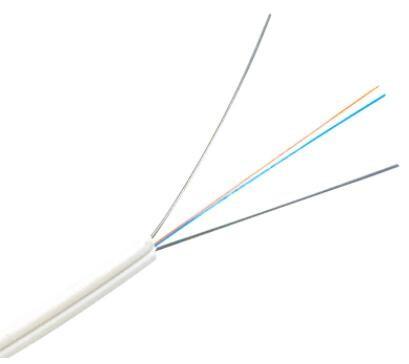 Buy cheap Single Mode FTTH Fiber Drop Cable 2 4 6 8 12 16 24 Core from wholesalers