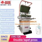 ISO 9001 Commercial Steam Press For Clothes Air Cylinder vertical press suit