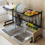 L65cm Steel Kitchen Basket Rack
