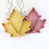 Buy cheap Food Grade Toddler Silicone Plates , Maple Shape Suction Divided Plate Unbreakable from wholesalers
