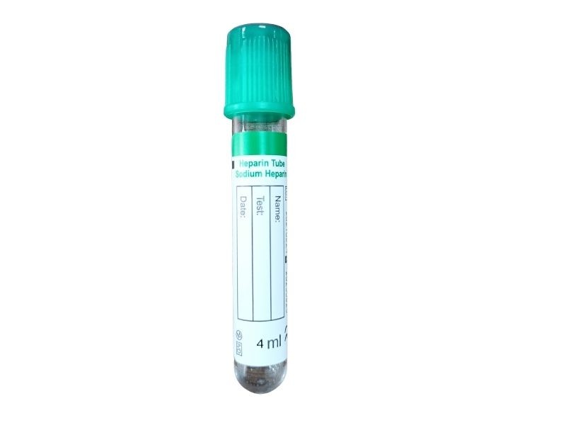 Hospital Use Lithium Heparin Tube Medical Blood Collection Plastic Sodium
