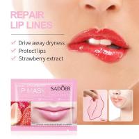 Buy cheap Collagen Crystal Pink Lip Care Gel Masks For Moisturizing Anti Wrinkle Firms product