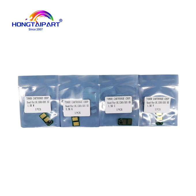Color Toner Cartridge Reset Chip for Oki Data C301 C321 C331 MC342 MC332 Printer 44973533 44973534 44973535 44973536