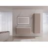 Buy cheap Sakura Pink Wall Mounted Bathroom Cabinet Rounded Edges Floating Bathroom Sink Unit from wholesalers
