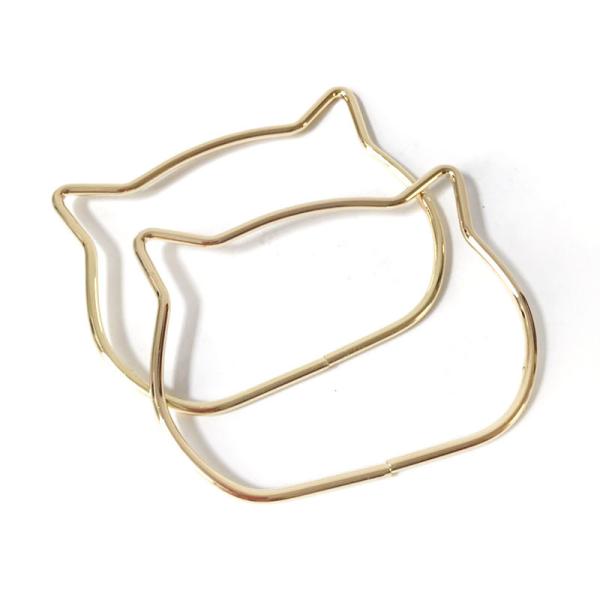 Buy cheap Colorfast Cat Ear Metal Bag Handles Smooth Edge For Wallet And Clutch ODM from wholesalers