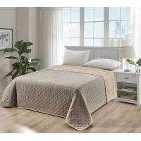 Buy cheap Soft Hypoallergenic Reversible Quilted Bed Spread in Geometric Ultrasonic product