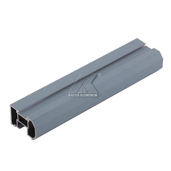 Buy cheap ODM Anodization Grey Wardrobe Aluminum Profile Diameter 5-800mm from wholesalers
