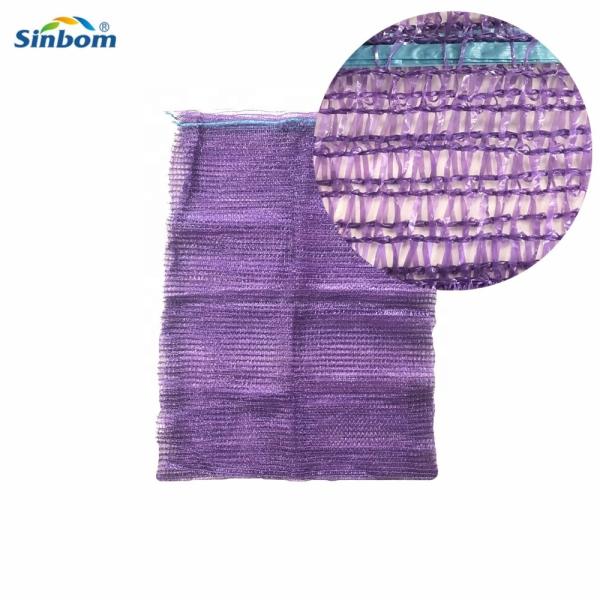 Buy cheap Fruits Vegetables Package 50*80 PE Raschel Leno Tubular Purple Onions Potato Mesh Net Bags from wholesalers