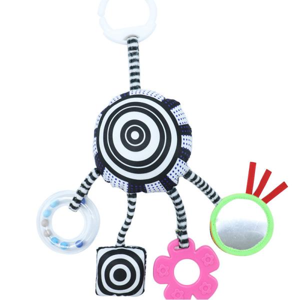 Buy cheap ODM Infant Baby Plush Animal Handle Toys Cotton With Teether from wholesalers