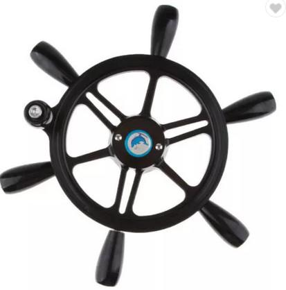 Buy cheap 380mm 10FT Aluminum Steering Wheel , 15 Inch Boat Steering Wheel from wholesalers