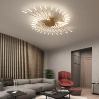 Buy cheap Nordic fireworks ceiling lamp bedroom living room LED black ceiling lights product