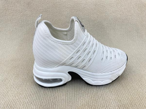 Buy cheap Mesh Upper Womens White Platform Loafers PU Outsole Flatform Loafers from wholesalers
