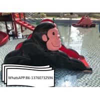 Buy cheap Modern Kids Water Park Equipment Fiberglass Monkey Water Slide product