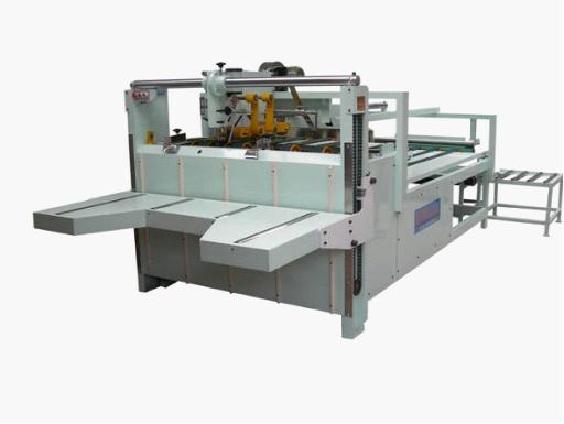 Buy cheap Semi Automatic Folder Gluer Machine For Corrugated Paper / Carton Box Making from wholesalers
