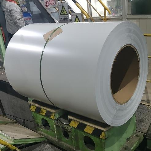 Beckers Frost White Pre-Painted Galvalume Steel Coil AZ150 PPGL DX51D 10 years