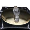 Buy cheap 50ml 1oz Black Cosmetic Cream Jar Square Luxury Acrylic Material Portable from wholesalers