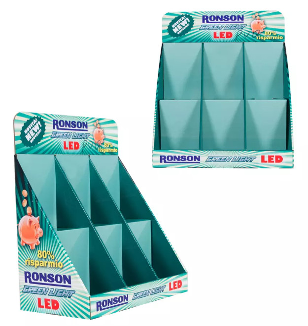Eye Catching Paper Counter Display , PDQ Table Top Display Box