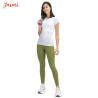 Buy cheap 210gsm Women Silm Fit Short Sleeve Yoga Pullover Top Round Neck from wholesalers
