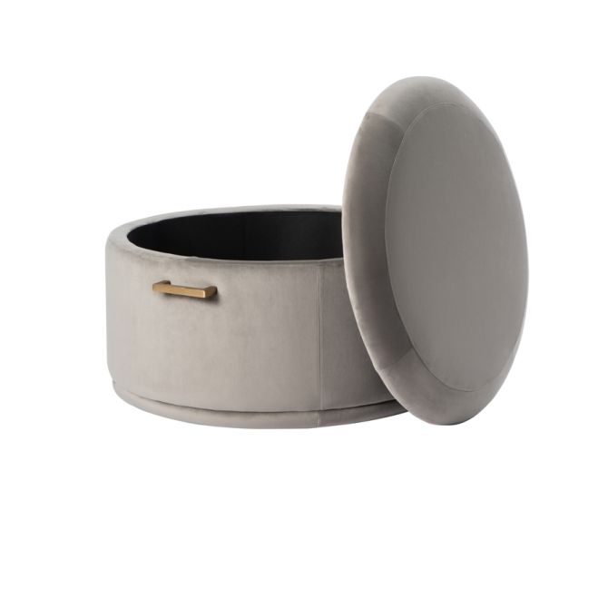 Round Glass Top Center Tables with Storage Perfect Addition to Living Room Furniture