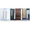 Buy cheap SUS304 Stainless Steel entry door handles set square tub H design W-DH602 glass door handle wooden door handles from wholesalers