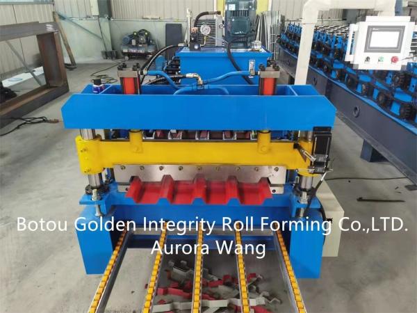 Buy cheap Color Coated Galvanized Roofing Sheet Profile Machine 3 m/min from wholesalers