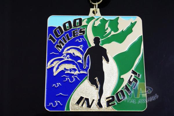 Running Fishing Or Funny Custom Sports Events Medals Bespoke Logo Shiny Gold