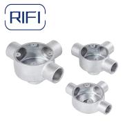 Buy cheap Tee 3 Way Hot Dip Galvanised Circular Junction Box For Electrical Installations product