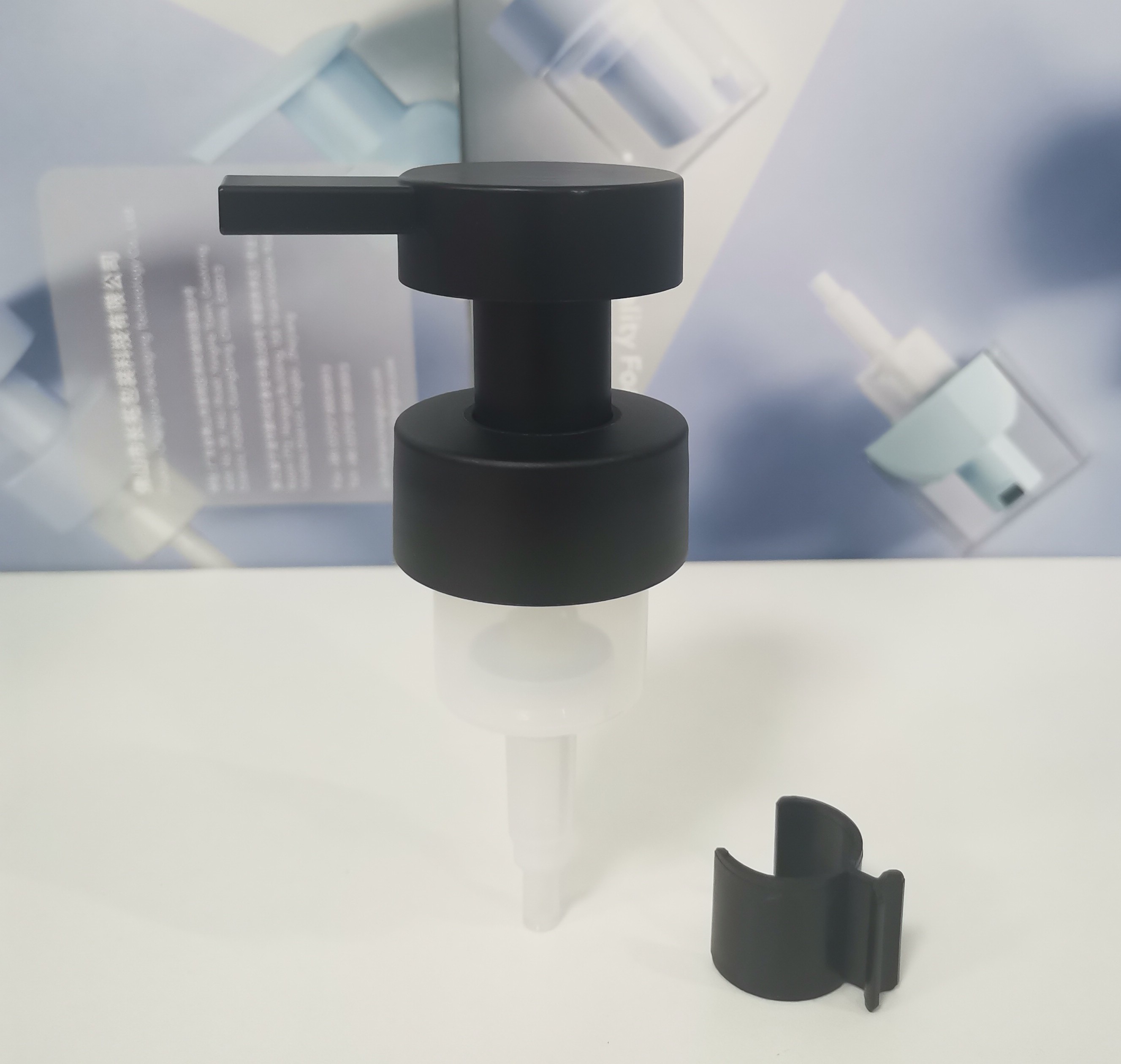 Eco Friendly Plastic Foam Pump Smooth / Wash With All Plastic Spring Made Of 100% Recycled PP