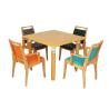 Buy cheap Minimalist Wooden Table Set Conference Solid Wood Kitchen Tables Moisture Proof from wholesalers